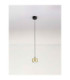 Conga Slim Pendant Ceiling Light Gold LED 13W 922lm 3000K-3