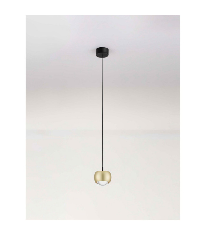 Conga Slim Pendant Ceiling Light Gold LED 13W 922lm 3000K-3