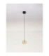 Conga Slim Pendant Ceiling Light Gold LED 13W 922lm 3000K-4