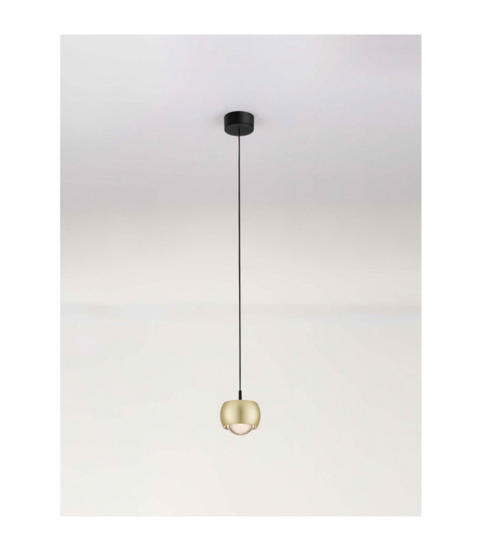 Conga Slim Pendant Ceiling Light Gold LED 13W 922lm 3000K-4