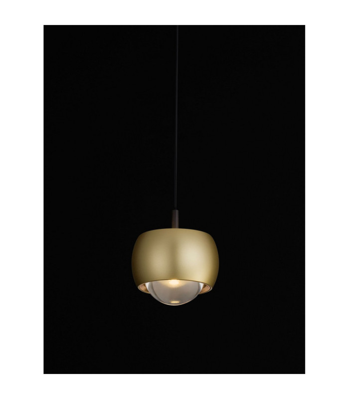 Conga Slim Pendant Ceiling Light Gold LED 13W 922lm 3000K-5