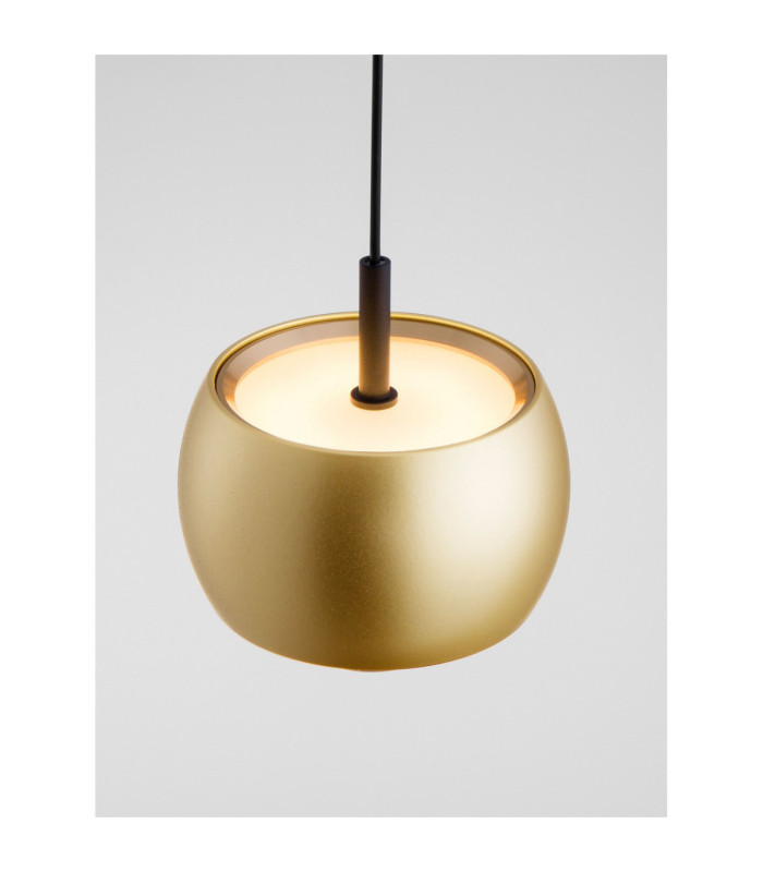 Conga Slim Pendant Ceiling Light Gold LED 13W 922lm 3000K-6