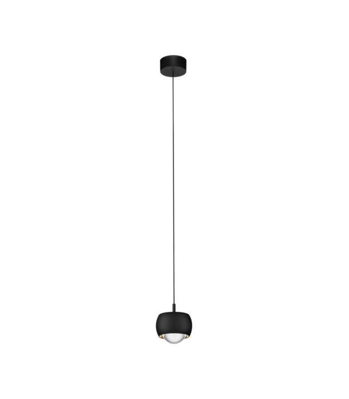 Conga Slim Pendant Ceiling Light Sandy Black LED 13W 922lm 3000K-1