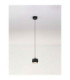 Conga Slim Pendant Ceiling Light Sandy Black LED 13W 922lm 3000K-4
