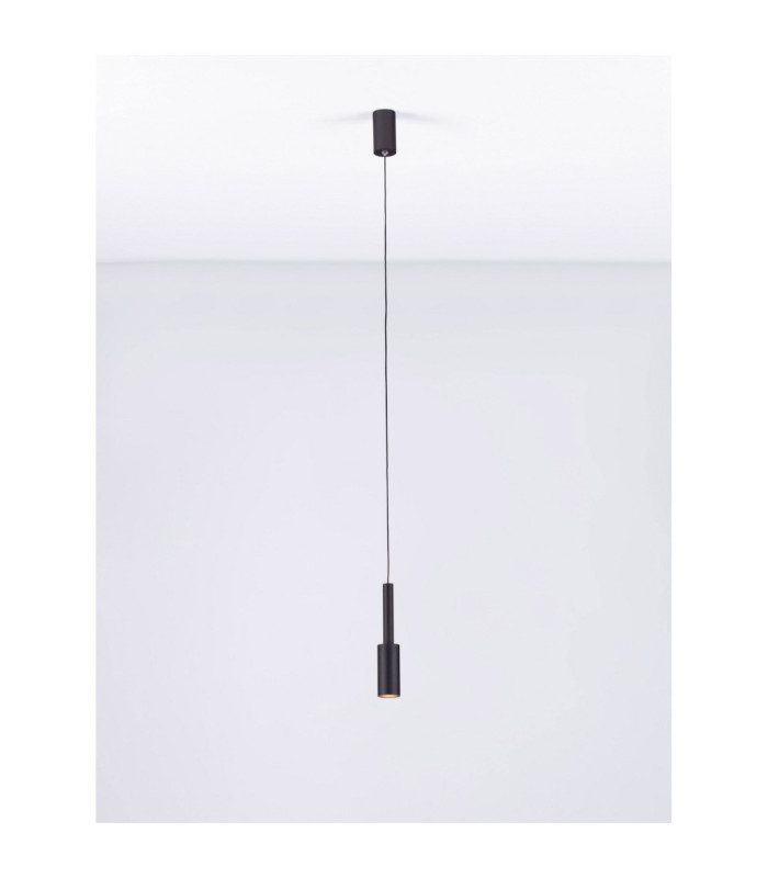 Joy Slim Pendant Ceiling Light Sandy Black LED 7W 703lm 3000K-4
