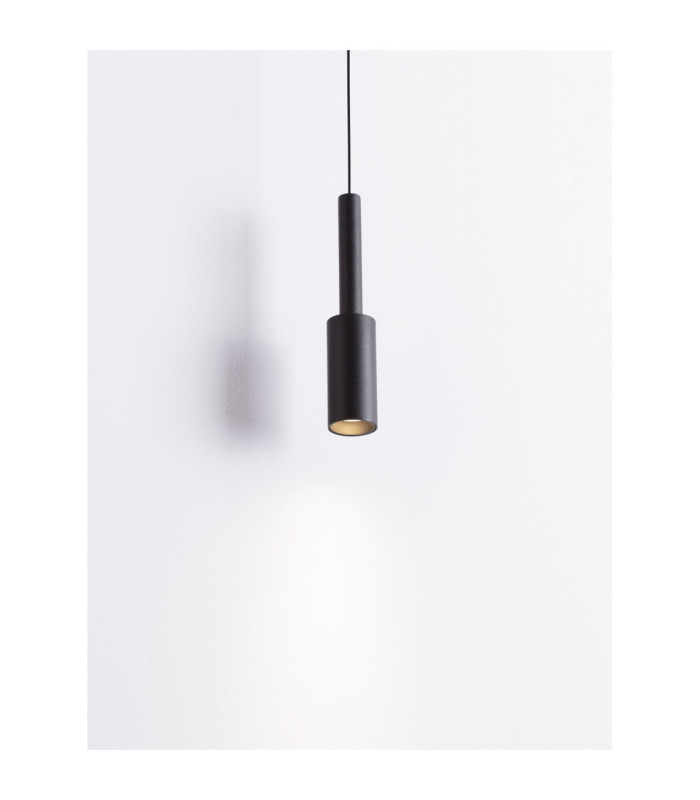 Joy Slim Pendant Ceiling Light Sandy Black LED 7W 703lm 3000K-7