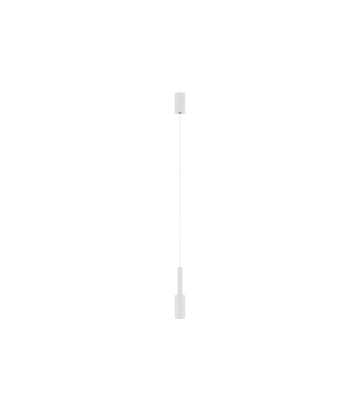 Joy Slim Pendant Ceiling Light Sandy White LED 7W 703lm 3000K-1