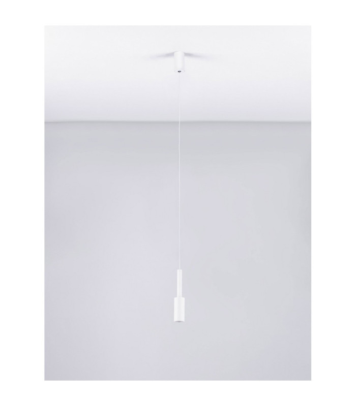 Joy Slim Pendant Ceiling Light Sandy White LED 7W 703lm 3000K-4