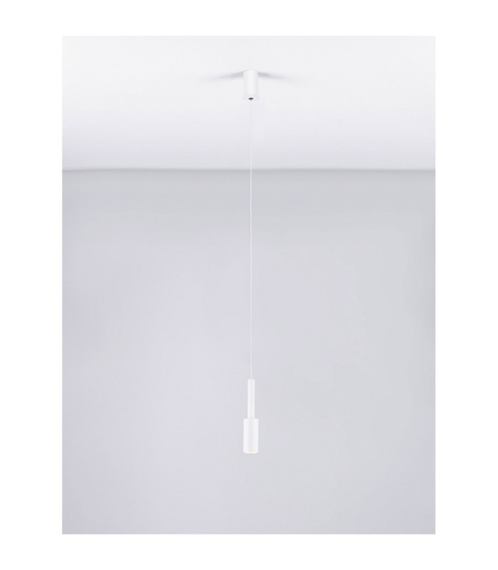 Joy Slim Pendant Ceiling Light Sandy White LED 7W 703lm 3000K-5
