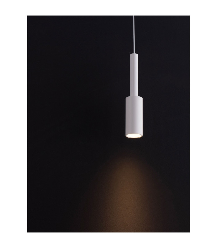 Joy Slim Pendant Ceiling Light Sandy White LED 7W 703lm 3000K-6