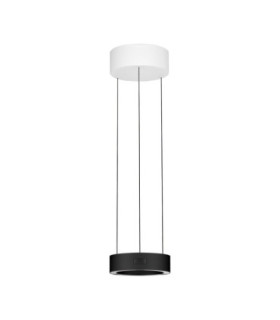 Afi Cylindrical Pendant Ceiling Light Black Sensor Dimmable LED 24W 1712lm 3000K-1