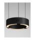 Afi Cylindrical Pendant Ceiling Light Black Sensor Dimmable LED 24W 1712lm 3000K-6