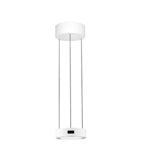 Afi Cylindrical Pendant Ceiling Light White Sensor Dimmable LED 24W 1712lm 3000K-1