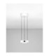 Afi Cylindrical Pendant Ceiling Light White Sensor Dimmable LED 24W 1712lm 3000K-3