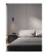 Afi Slim Pendant Ceiling Light Black Sensor Dimmable LED 12W 743lm 3000K-2