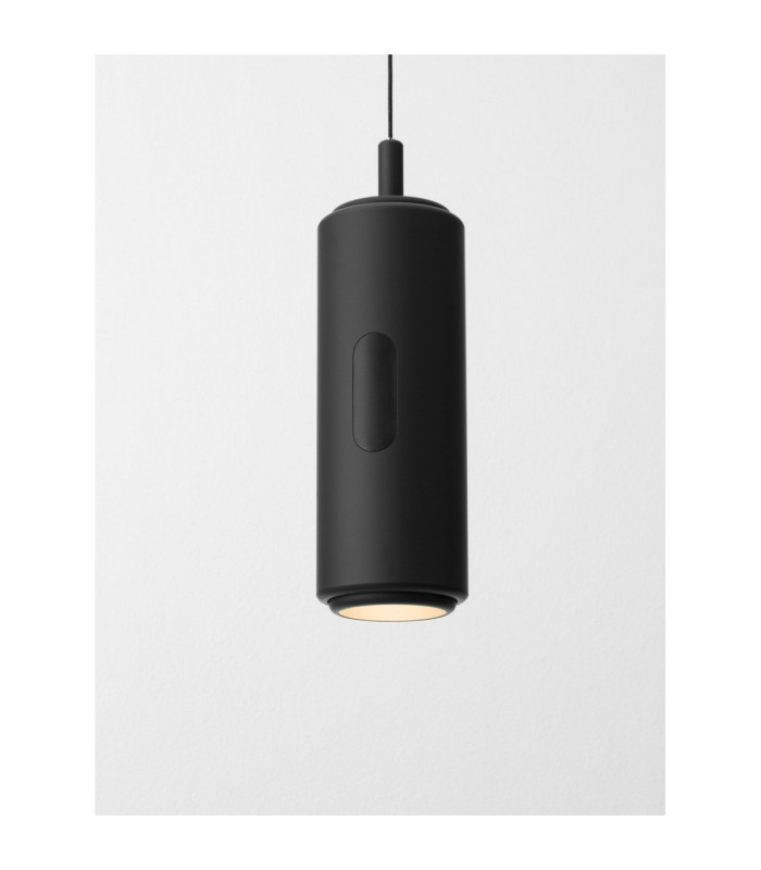 Afi Slim Pendant Ceiling Light Black Sensor Dimmable LED 12W 743lm 3000K-7