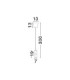 Afi Slim Pendant Ceiling Light Black Sensor Dimmable LED 12W 743lm 3000K-8