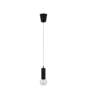 Chronos Slim Pendant Ceiling Light Black Sensor Dimmable LED 11W 763lm 3000K-1