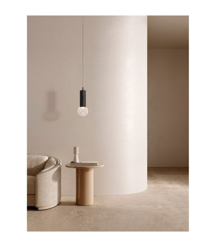 Chronos Slim Pendant Ceiling Light Black Sensor Dimmable LED 11W 763lm 3000K-2