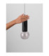 Chronos Slim Pendant Ceiling Light Black Sensor Dimmable LED 11W 763lm 3000K-5