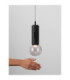 Chronos Slim Pendant Ceiling Light Black Sensor Dimmable LED 11W 763lm 3000K-7