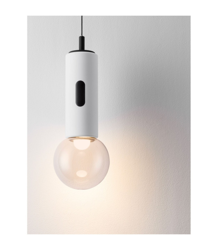 Chronos Slim Pendant Ceiling Light White Sensor Dimmable LED 11W 763lm 3000K-5