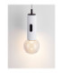 Chronos Slim Pendant Ceiling Light White Sensor Dimmable LED 11W 763lm 3000K-6