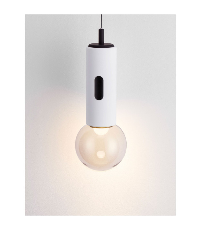 Chronos Slim Pendant Ceiling Light White Sensor Dimmable LED 11W 763lm 3000K-6