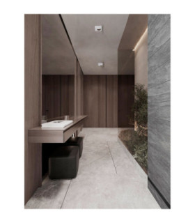Kedros Semi Flush Ceiling Light White LED 9W 717lm 3000K-2