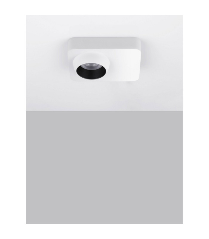 Kedros Semi Flush Ceiling Light White LED 9W 717lm 3000K-3