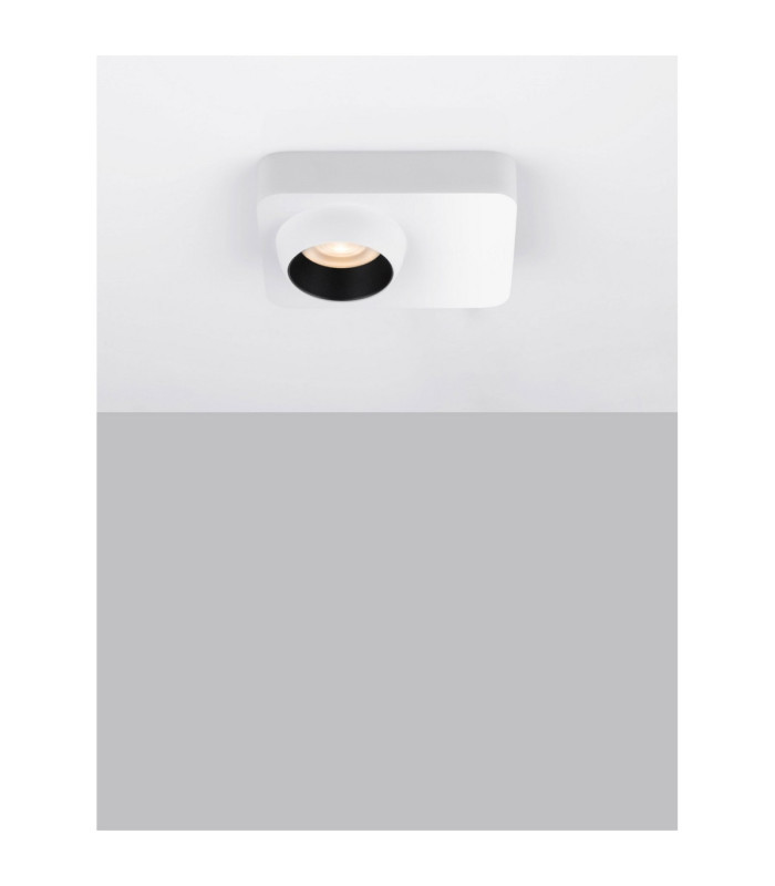 Kedros Semi Flush Ceiling Light White LED 9W 717lm 3000K-4