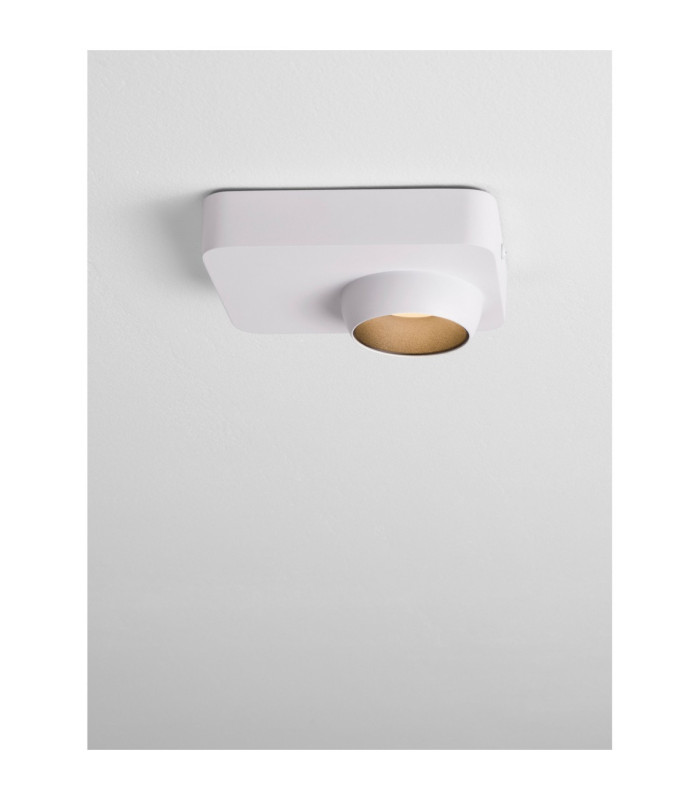 Kedros Semi Flush Ceiling Light White LED 9W 717lm 3000K-6