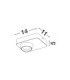 Kedros Semi Flush Ceiling Light White LED 9W 717lm 3000K-7