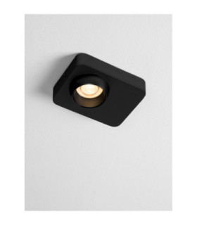 Kedros Semi Flush Ceiling Light Black LED 9W 717lm 3000K-2