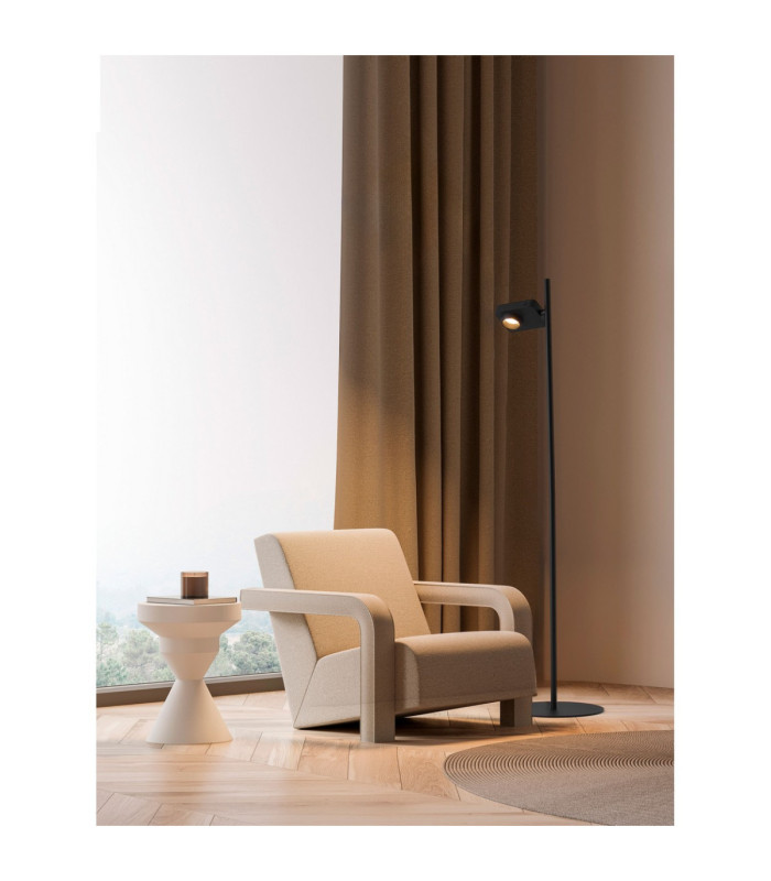Kedros Floor Lamp Black Touch Dimmable LED 9W 717lm 3000K-2