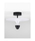 Topio Semi Flush Ceiling Light Sandy Black White LED 11W 908lm 3000K-3