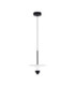 Topio 26cm Pendant Ceiling Light Sandy Black White LED 11W 908lm 3000K-1