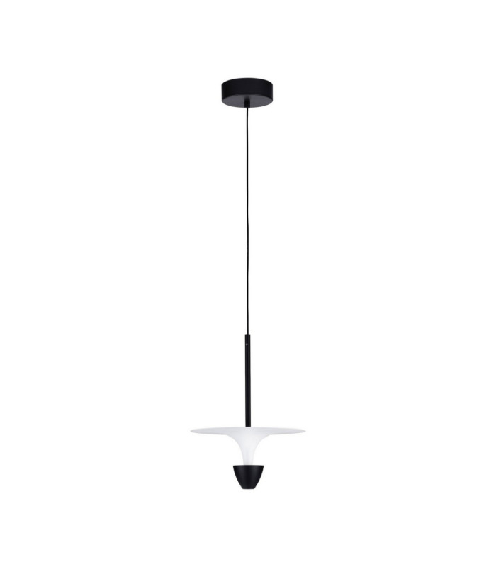 Topio 26cm Pendant Ceiling Light Sandy Black White LED 11W 908lm 3000K-1