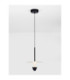 Topio 26cm Pendant Ceiling Light Sandy Black White LED 11W 908lm 3000K-4