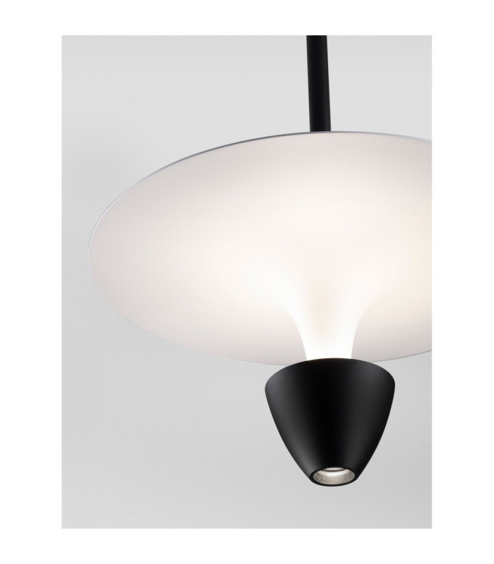Topio 26cm Pendant Ceiling Light Sandy Black White LED 11W 908lm 3000K-5