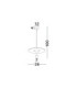 Topio 26cm Pendant Ceiling Light Sandy Black White LED 11W 908lm 3000K-7