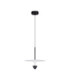 Topio 34cm Pendant Ceiling Light Sandy Black White LED 11W 908lm 3000K-1
