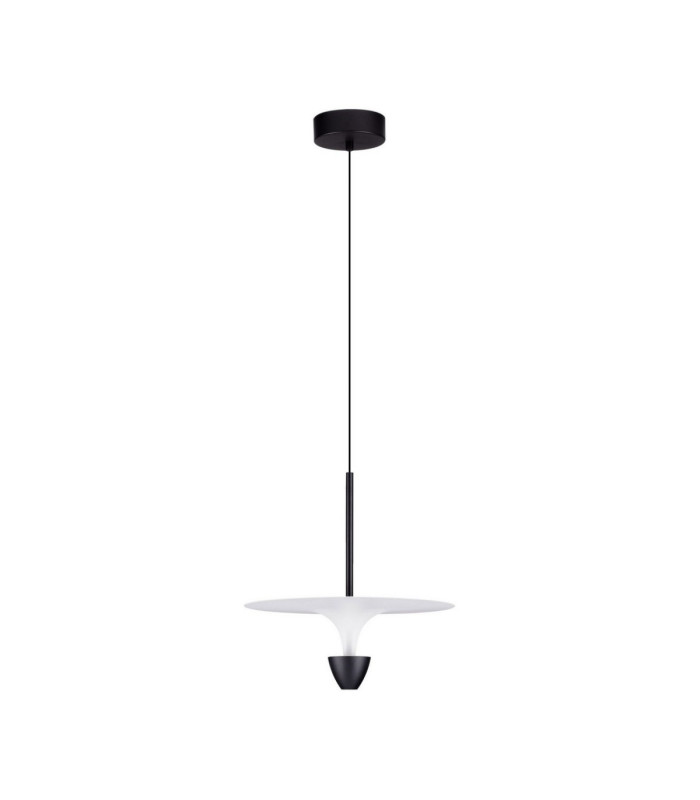 Topio 34cm Pendant Ceiling Light Sandy Black White LED 11W 908lm 3000K-1