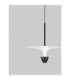 Topio 34cm Pendant Ceiling Light Sandy Black White LED 11W 908lm 3000K-2