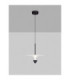 Topio 34cm Pendant Ceiling Light Sandy Black White LED 11W 908lm 3000K-4