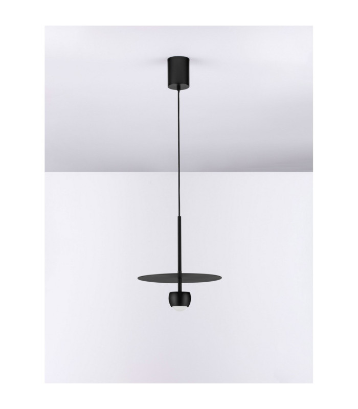 Edem Pendant Ceiling Light Sandy Black LED 8W 590lm 3000K-3
