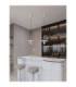Edem Pendant Ceiling Light Sandy White LED 8W 590lm 3000K-2