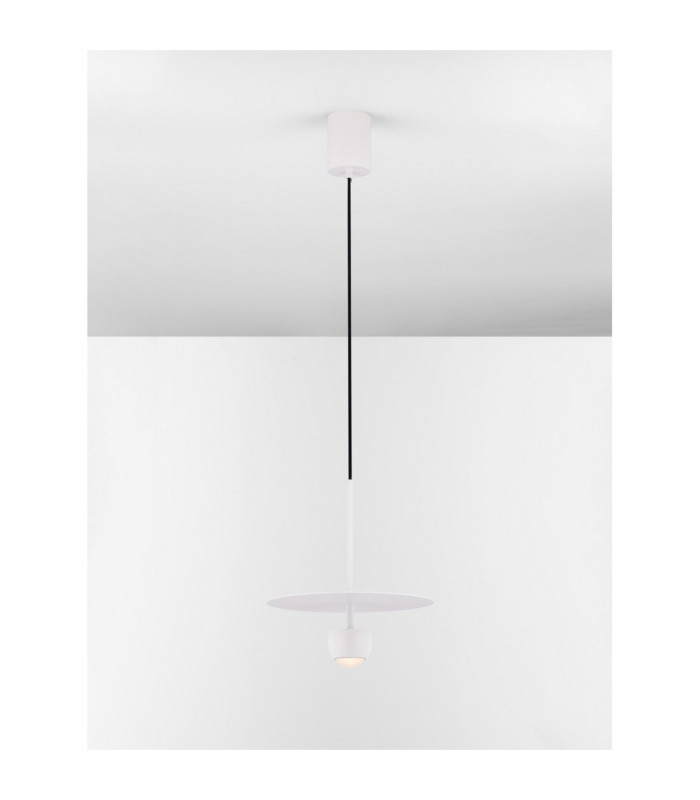 Edem Pendant Ceiling Light Sandy White LED 8W 590lm 3000K-4