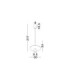 Edem Pendant Ceiling Light Sandy White LED 8W 590lm 3000K-6