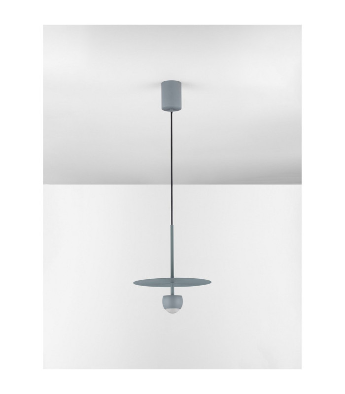 Edem Pendant Ceiling Light Bluish Grey LED 8W 590lm 3000K-3